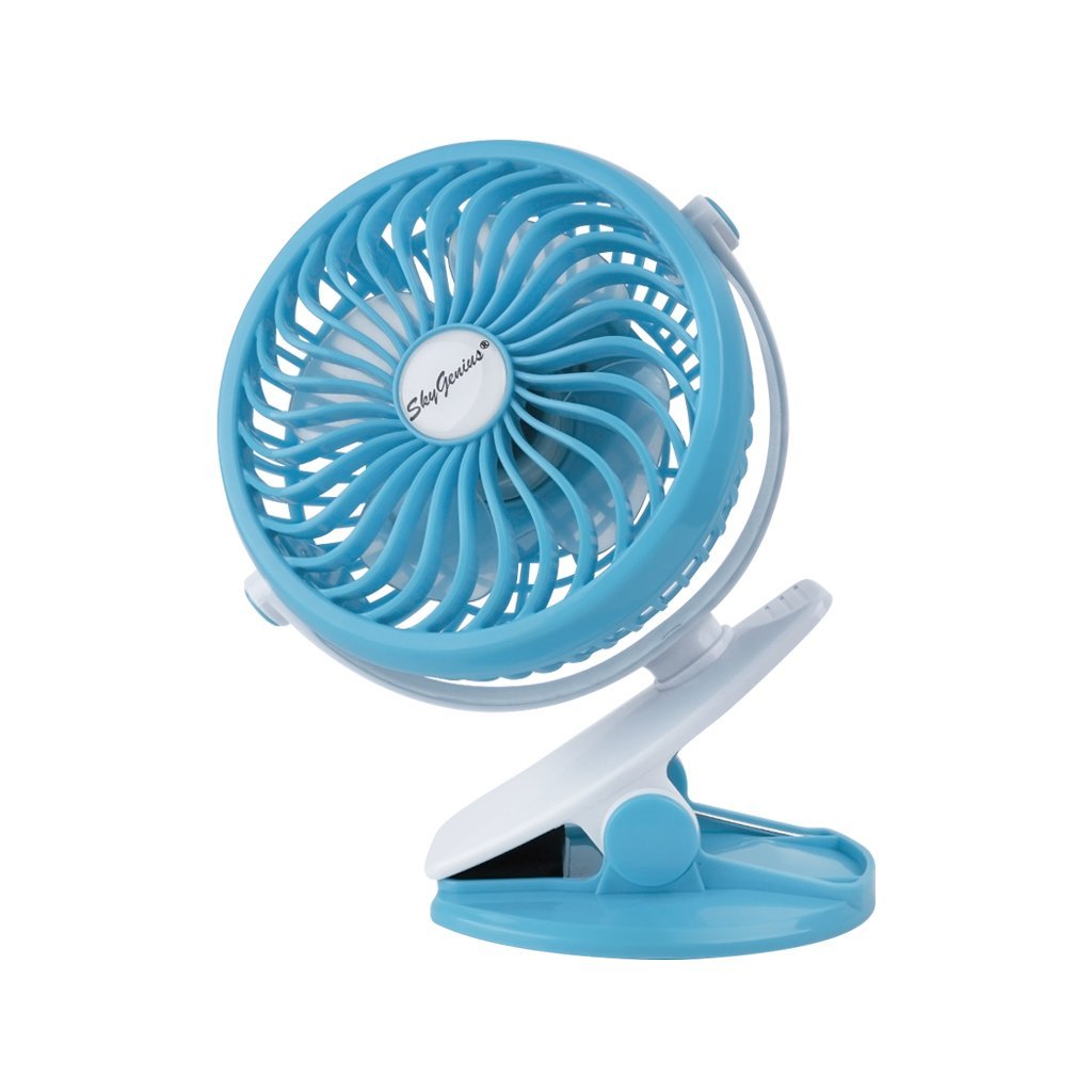 Battery operated clip on fan 2024 for stroller