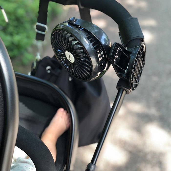 Battery operated clip fan for baby stroller - SkyGenius Online